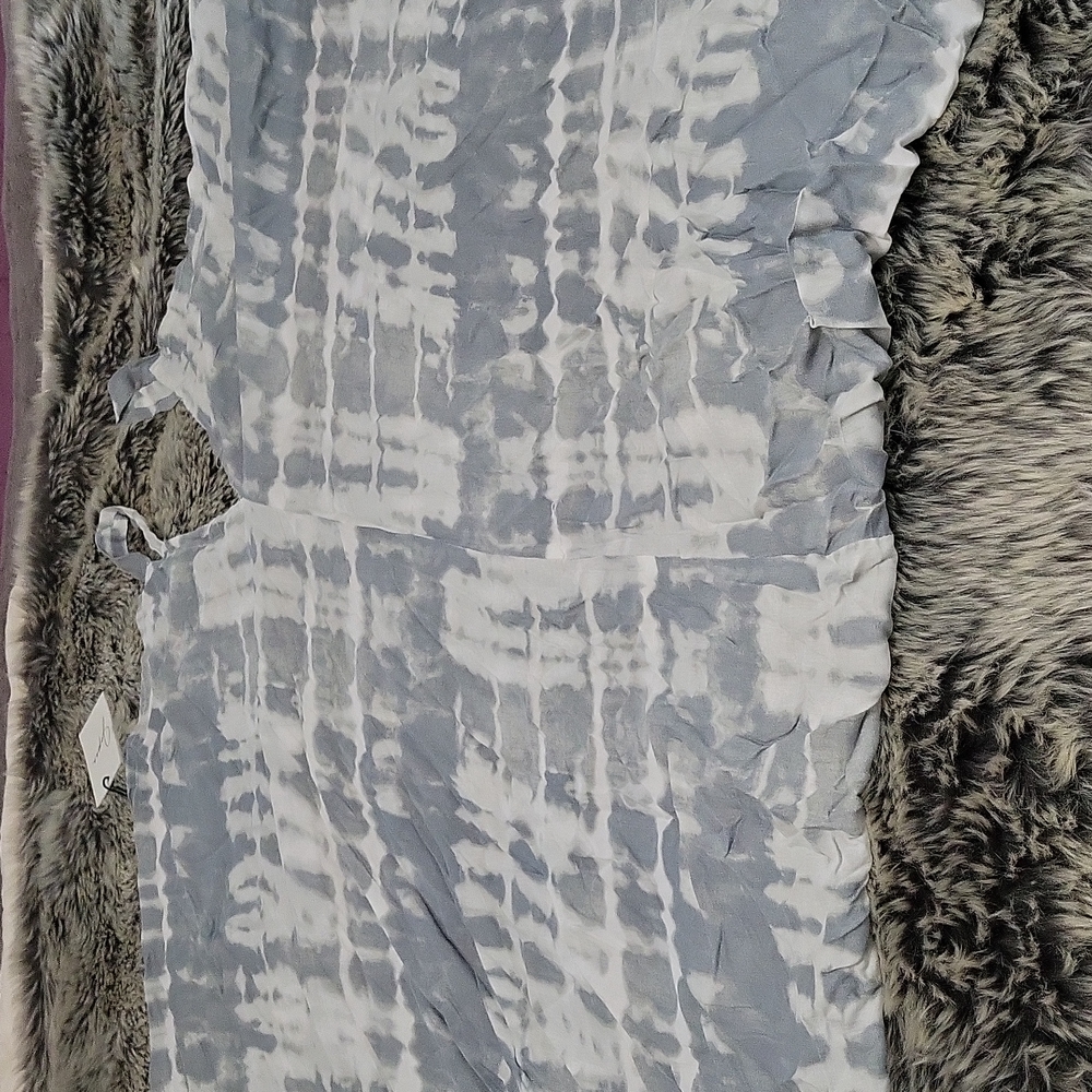 NWT Japna tie dye asymmetric romper